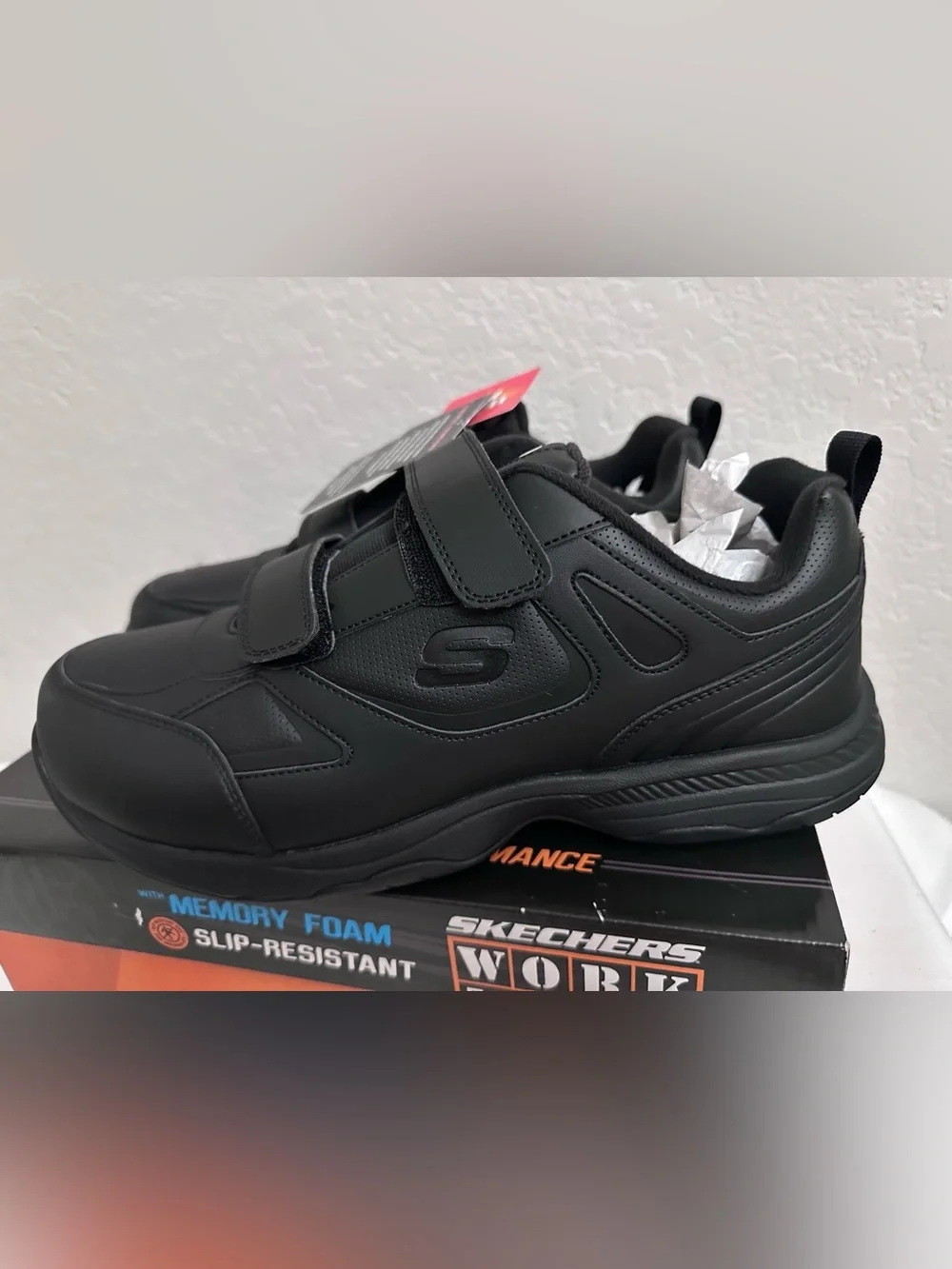Skechers Men’s Dighton Rolind Wide Trainers 11.5 Black